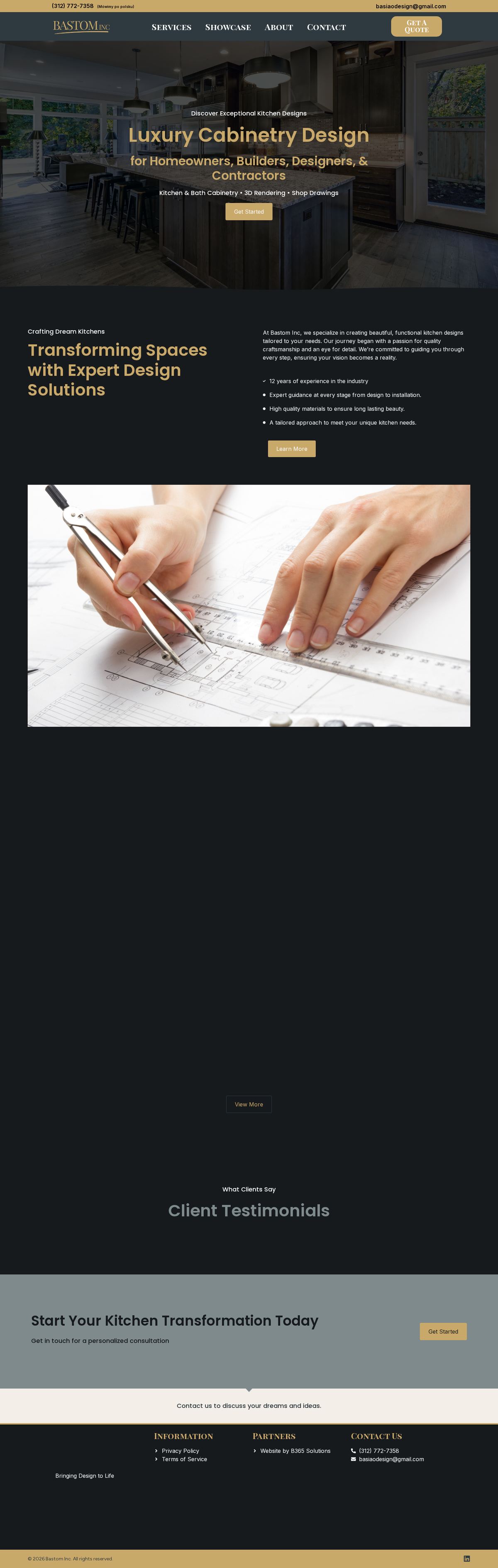 Bastom Inc. website homepage